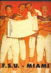 1958 FSU-Miami Program Cover